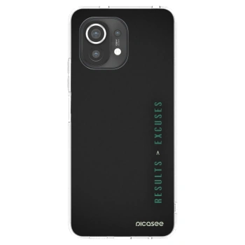 Picasee Xiaomi Mi 11 Hülle - Transparentes Silikon - Results x Excuses