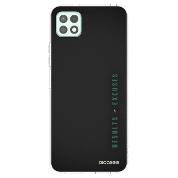 Picasee Samsung Galaxy A22 A226B 5G Hülle - Transparentes Silikon - Results x Excuses