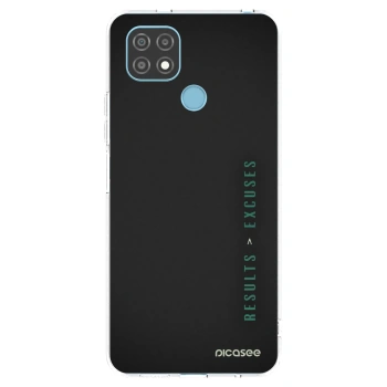 Picasee Realme C21 Hülle - Transparentes Silikon - Results x Excuses