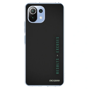 Picasee Xiaomi 11 Lite 5G NE Hülle - Transparentes Silikon - Results x Excuses
