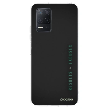 Picasee Realme 8 5G Hülle - Transparentes Silikon - Results x Excuses