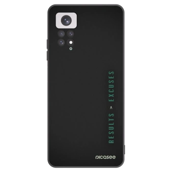 Picasee Xiaomi Redmi Note 11 Hülle - Schwarzes Silikon - Results x Excuses