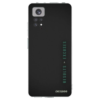 Picasee Xiaomi Redmi Note 11 Hülle - Transparentes Silikon - Results x Excuses