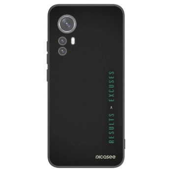 Picasee Xiaomi 12X Hülle - Schwarzes Silikon - Results x Excuses