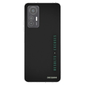 Picasee Xiaomi 12 Lite Hülle - Transparentes Silikon - Results x Excuses