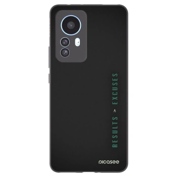 Picasee Xiaomi 12T Pro Hülle - Schwarzes Silikon - Results x Excuses