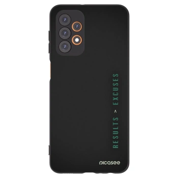 Picasee Samsung Galaxy A23 A235F 4G Hülle - Schwarzes Silikon - Results x Excuses