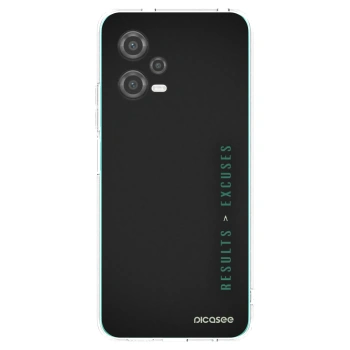 Picasee Xiaomi Poco X5 Hülle - Transparentes Silikon - Results x Excuses