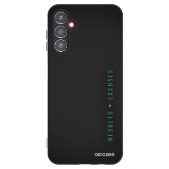 Picasee Samsung Galaxy A14 5G A146P Hülle - Schwarzes Silikon - Results x Excuses
