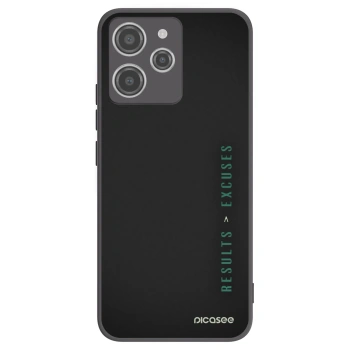 Picasee Xiaomi Redmi 12 4G Hülle - Schwarzes Silikon - Results x Excuses