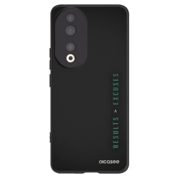 Picasee Honor 90 5G Hülle - Schwarzes Silikon - Results x Excuses