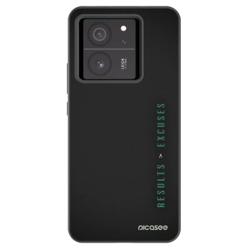 Picasee Xiaomi 13T Pro Hülle - Schwarzes Silikon - Results x Excuses