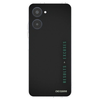 Picasee Realme 10 4G Hülle - Transparentes Silikon - Results x Excuses