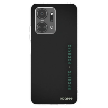 Picasee Honor X7a Hülle - Transparentes Silikon - Results x Excuses