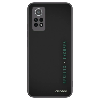 Picasee Xiaomi Redmi Note 12 Pro 4G Hülle - Schwarzes Silikon - Results x Excuses