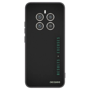 Picasee Realme 12 Pro 5G Hülle - Schwarzes Silikon - Results x Excuses