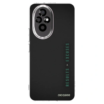 Picasee Honor 200 Pro 5G Hülle - Transparentes Silikon - Results x Excuses