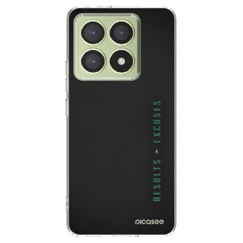 Picasee Xiaomi 14T Hülle - Transparentes Silikon - Results x Excuses