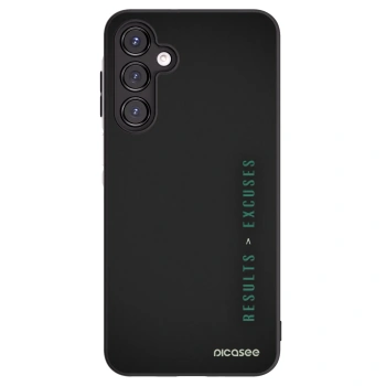 Picasee Samsung Galaxy A16 5G Hülle - Schwarzes Silikon - Results x Excuses