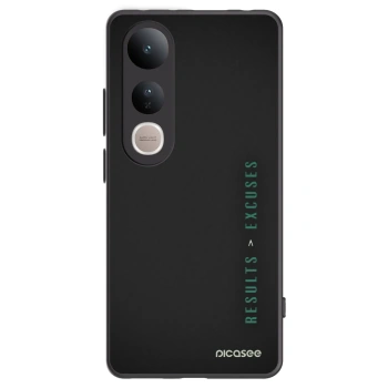 Picasee Vivo V50 Lite 5G Hülle - Schwarzes Silikon - Results x Excuses
