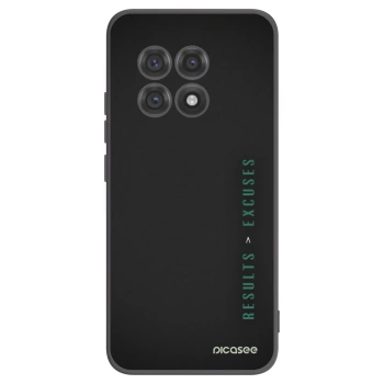 Picasee OnePlus 13R 5G Hülle - Schwarzes Silikon - Results x Excuses