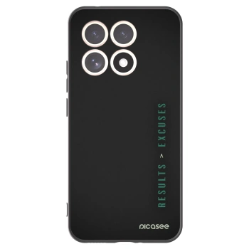 Picasee Xiaomi 15T Hülle - Schwarzes Silikon - Results x Excuses