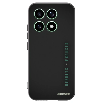 Picasee Xiaomi 17 Hülle - Schwarzes Silikon - Results x Excuses