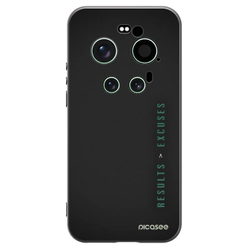 Picasee Xiaomi 17 Ultra Hülle - Schwarzes Silikon - Results x Excuses
