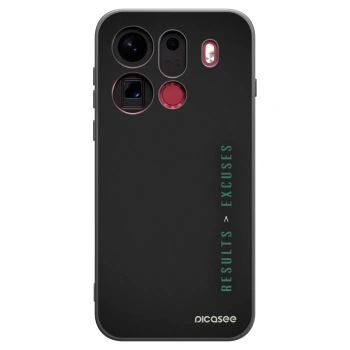 Picasee OPPO Find X9 Pro Hülle - Schwarzes Silikon - Results x Excuses