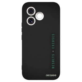 Picasee Honor 600 Lite Hülle - Schwarzes Silikon - Results x Excuses