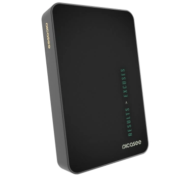 Picasee Powerbank mit MagSafe 10 000 mAh Grau - Results x Excuses