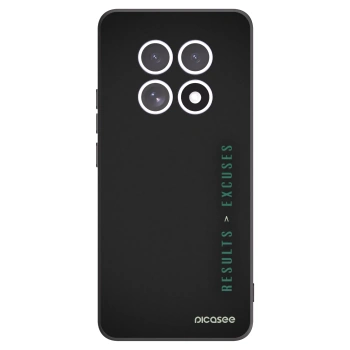 Picasee Xiaomi Redmi Note 15 5G Hülle - Schwarzes Silikon - Results x Excuses