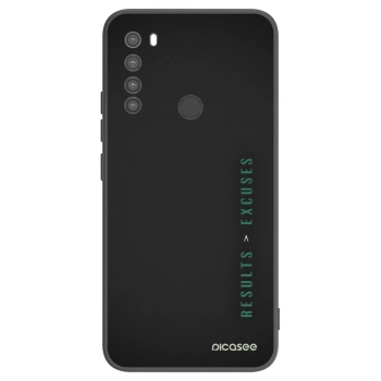 Picasee Xiaomi Redmi Note 8 Hülle - Schwarzes Silikon - Results x Excuses