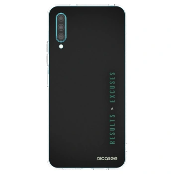 Picasee Samsung Galaxy A30s A307F Hülle - Transparentes Silikon - Results x Excuses