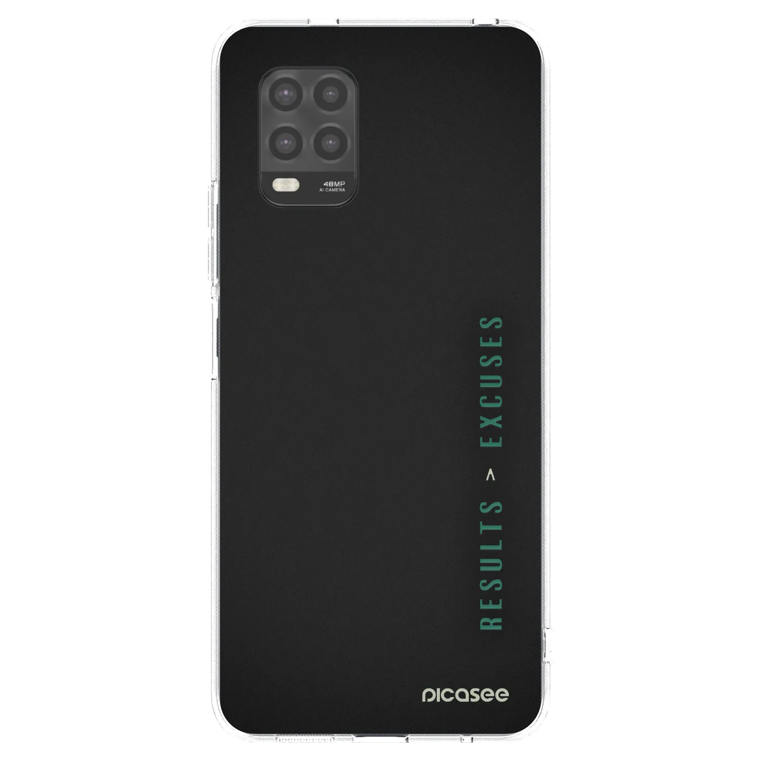 Picasee Xiaomi Mi 10 Lite Hülle - Transparentes Silikon - Results x Excuses