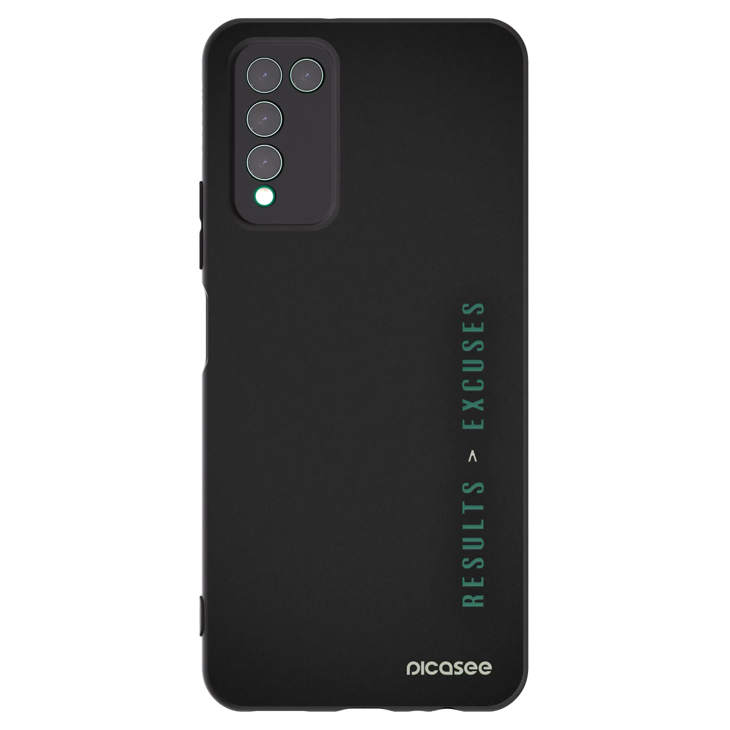Picasee Honor 10X Lite Hülle - Schwarzes Silikon - Results x Excuses