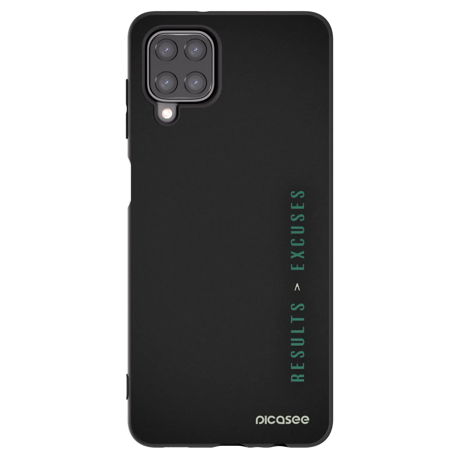 Picasee Samsung Galaxy A12 A125F Hülle - Schwarzes Silikon - Results x Excuses