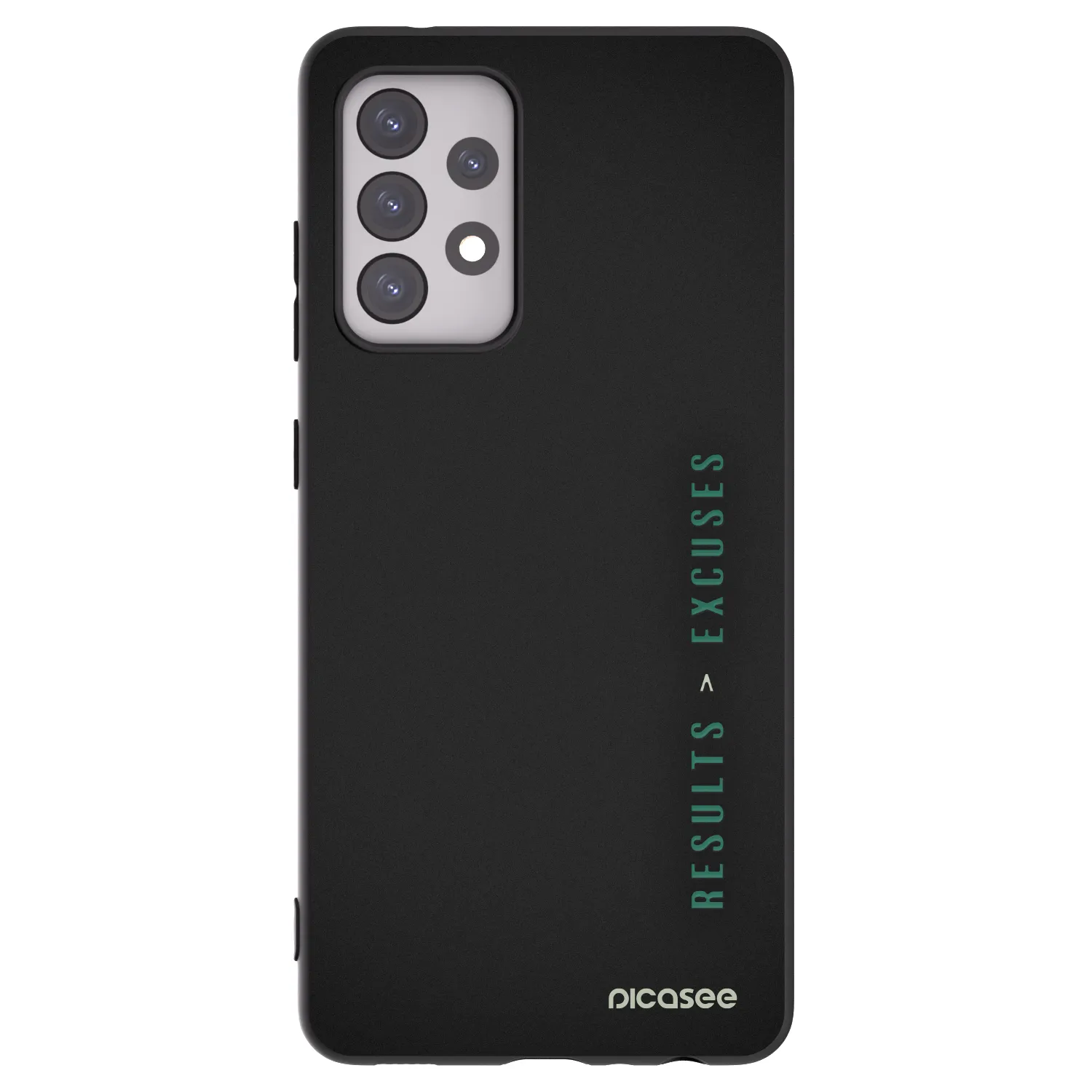 Picasee Samsung Galaxy A52 5G A525F Hülle - Schwarzes Silikon - Results x Excuses