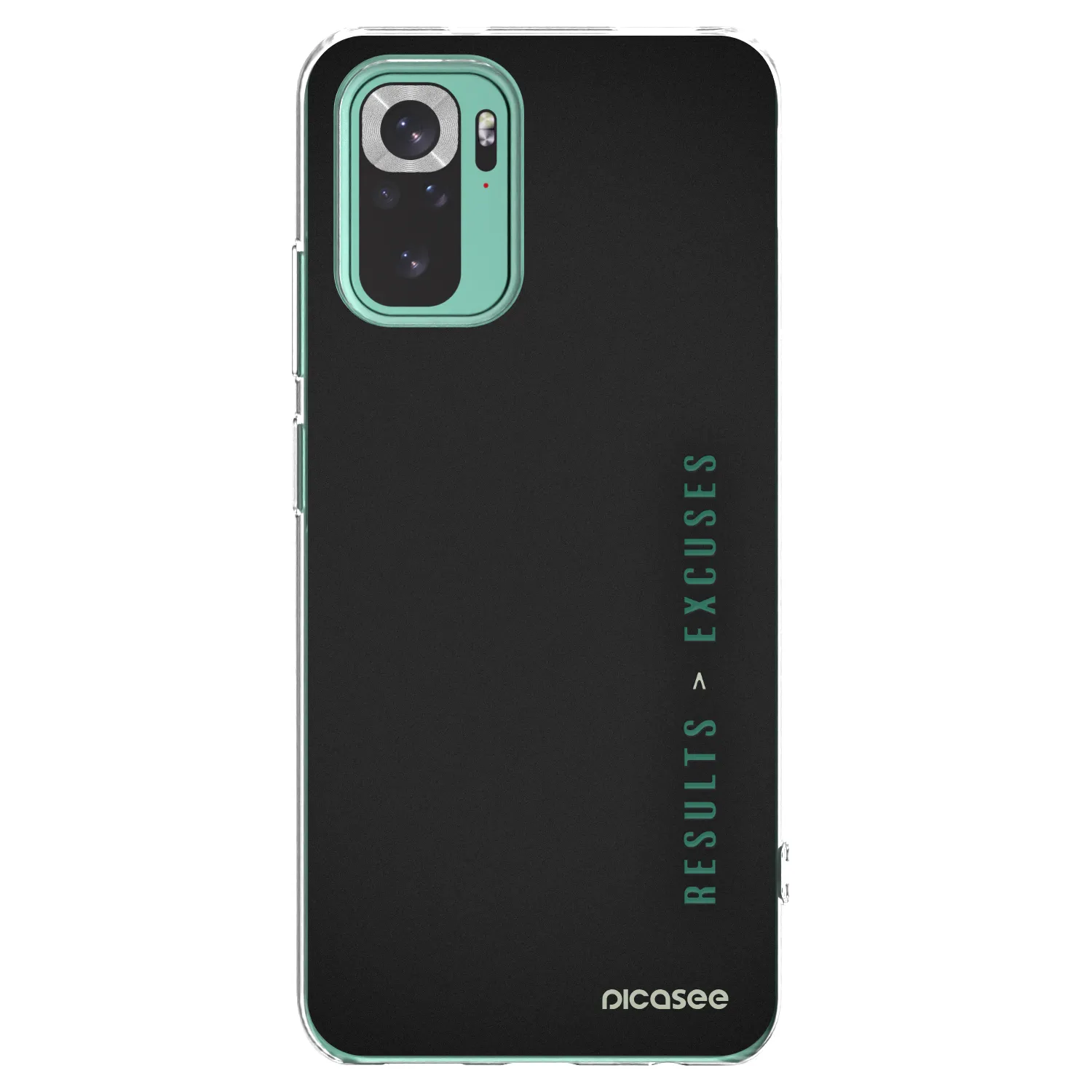 Picasee Xiaomi Redmi Note 10 Pro Hülle - Transparentes Silikon - Results x Excuses