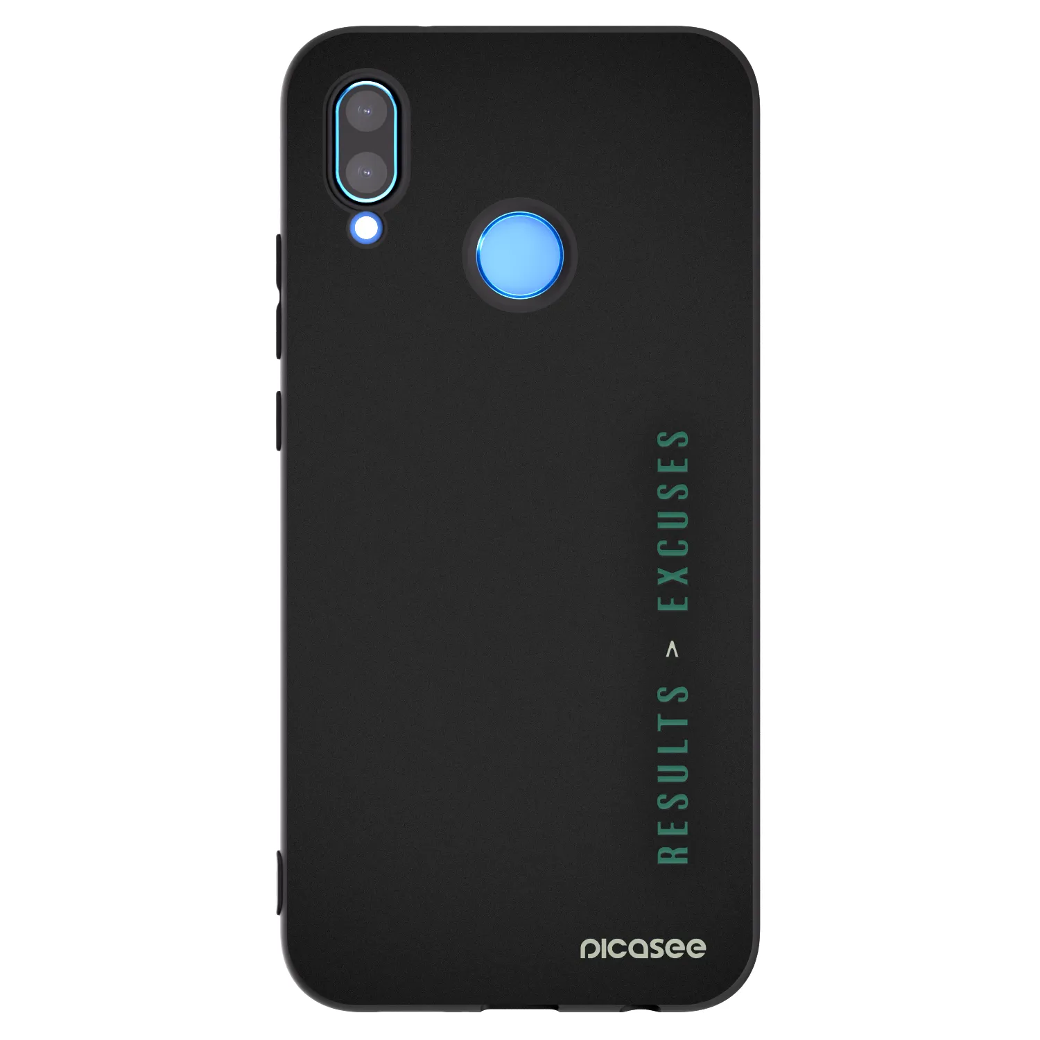 Picasee Huawei P20 Lite Hülle - Schwarzes Silikon - Results x Excuses