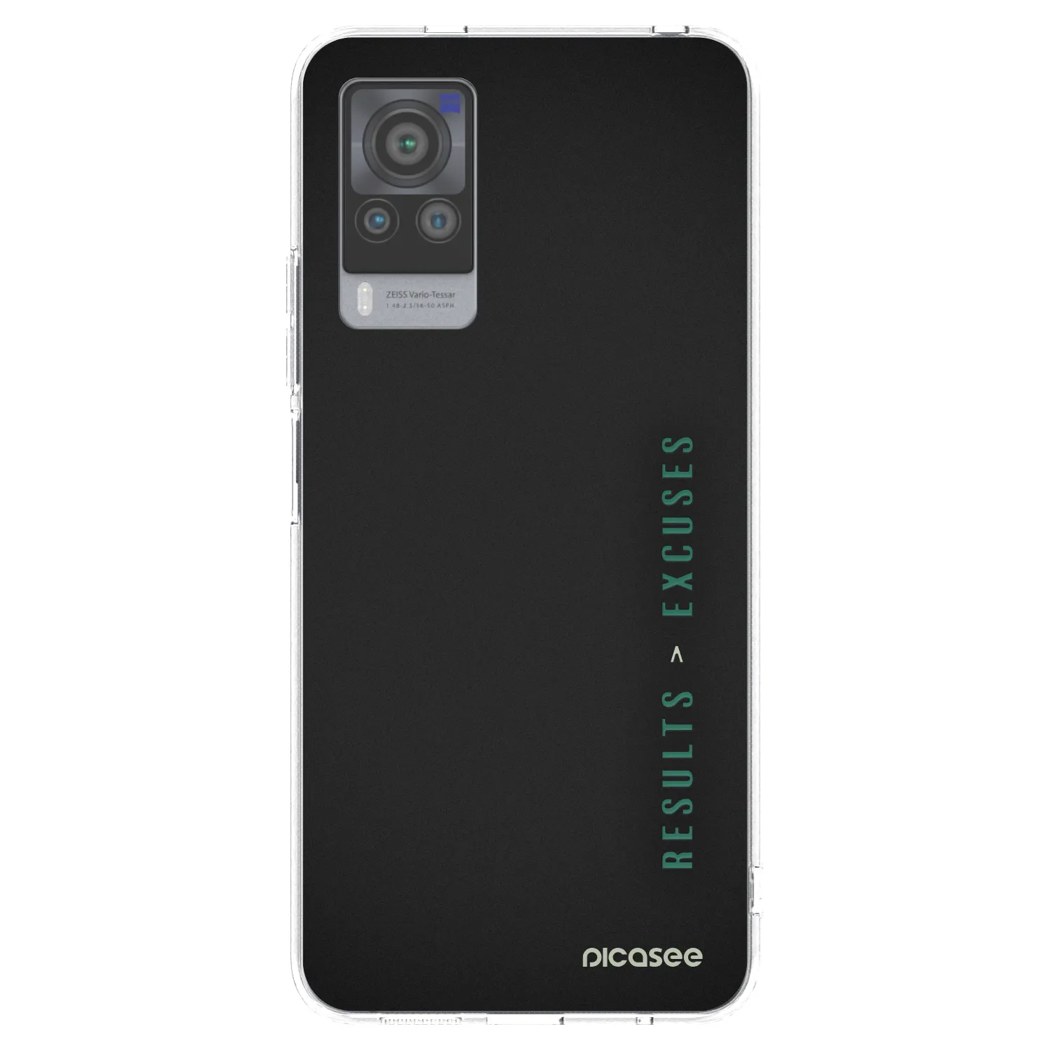 Picasee Vivo X60 Pro 5G Hülle - Transparentes Silikon - Results x Excuses