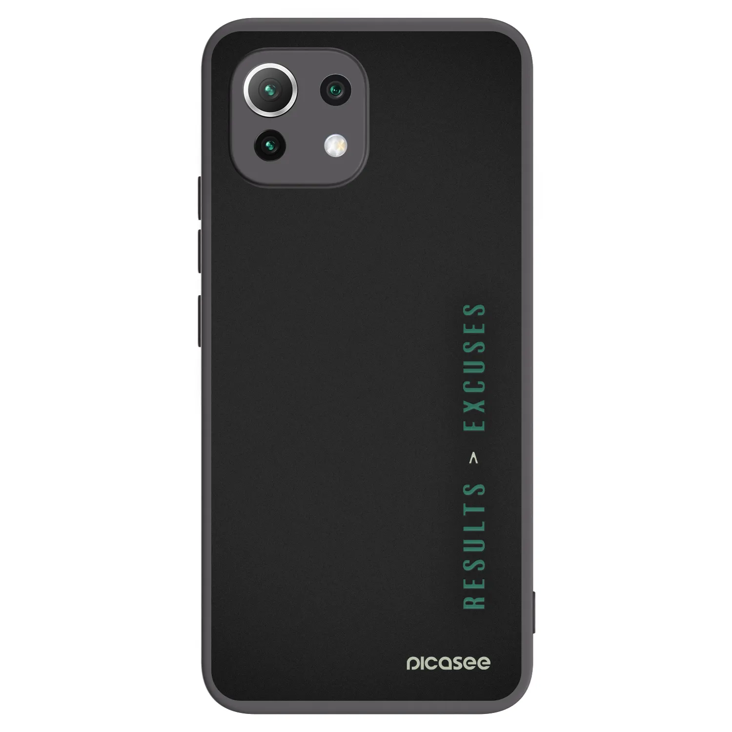 Picasee Xiaomi 11 Lite 5G NE Hülle - Schwarzes Silikon - Results x Excuses