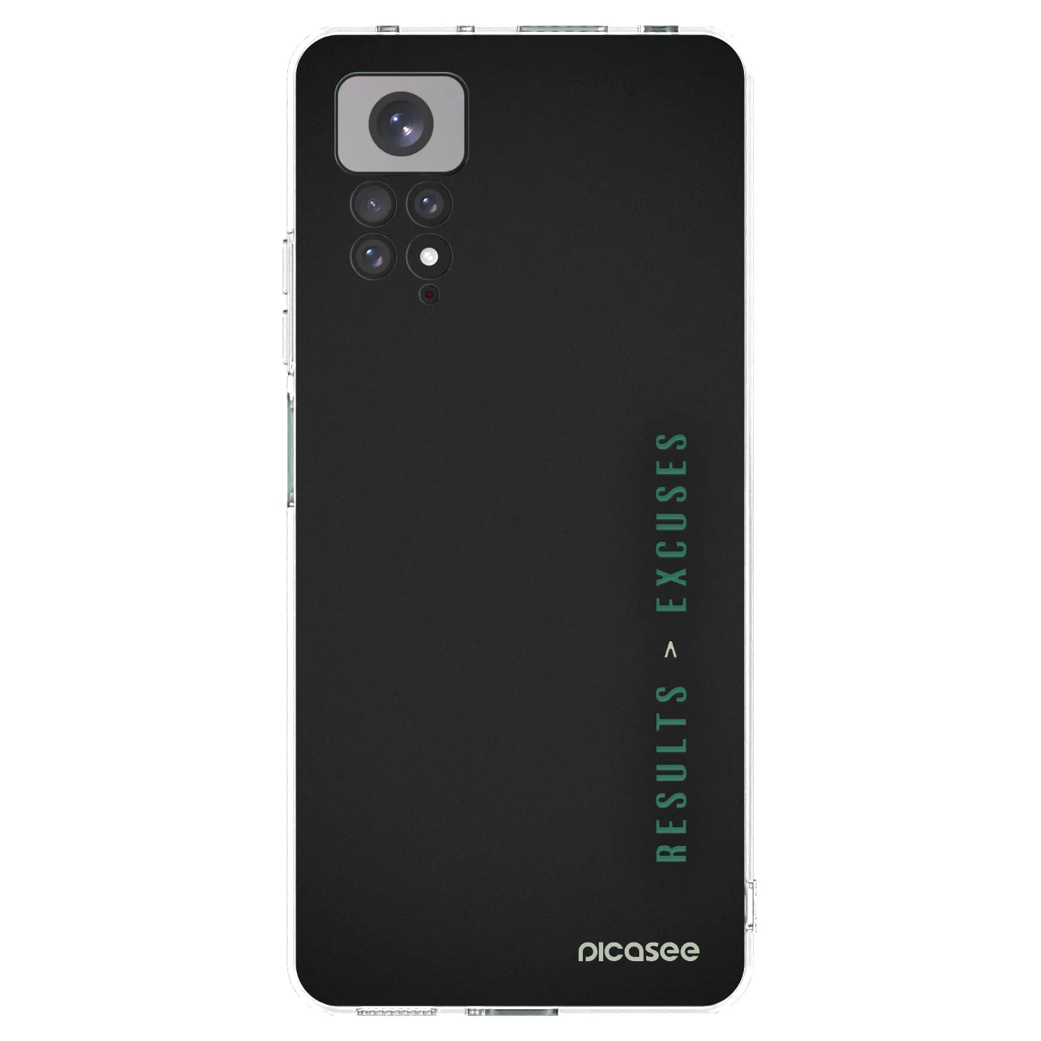 Picasee Xiaomi Redmi Note 11 Hülle - Transparentes Silikon - Results x Excuses