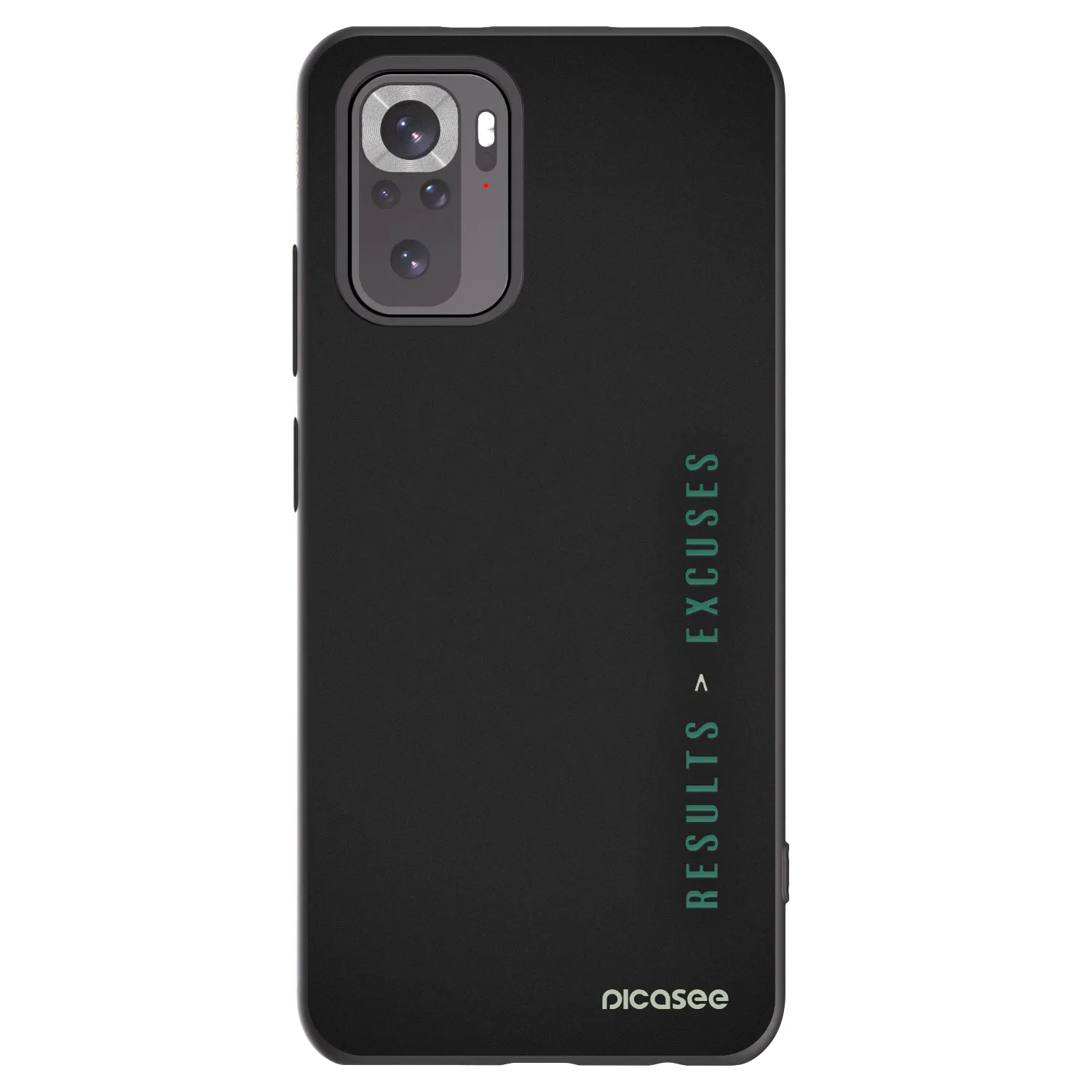 Picasee Xiaomi Redmi Note 11S 4G Hülle - Schwarzes Silikon - Results x Excuses