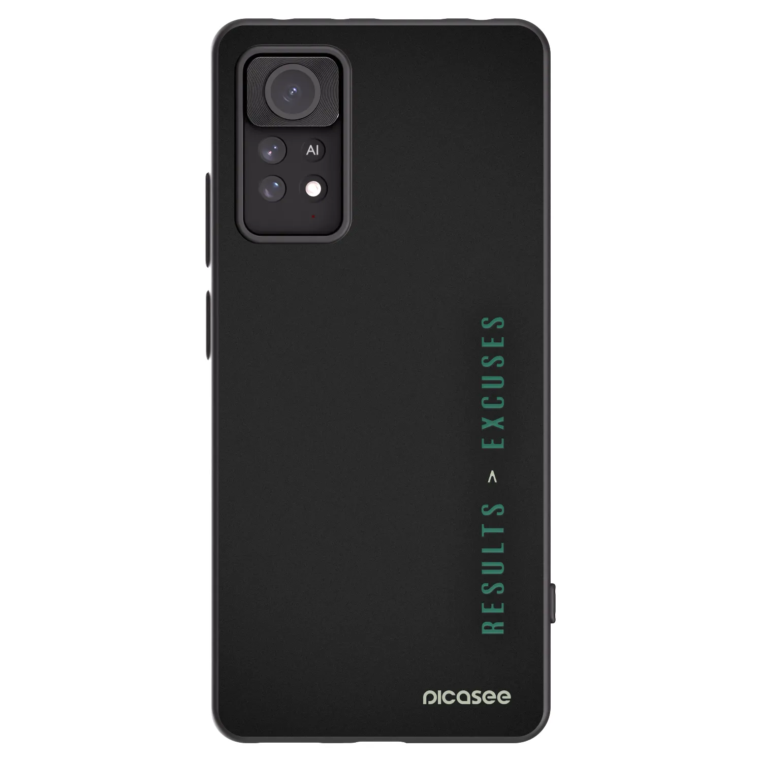 Picasee Xiaomi Redmi Note 11 Pro 5G Hülle - Schwarzes Silikon - Results x Excuses