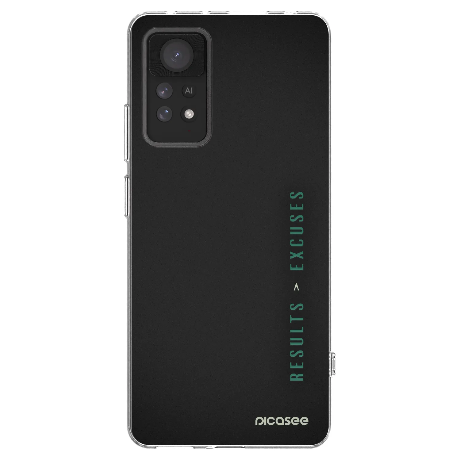 Picasee Xiaomi Redmi Note 11 Pro 5G Hülle - Transparentes Silikon - Results x Excuses