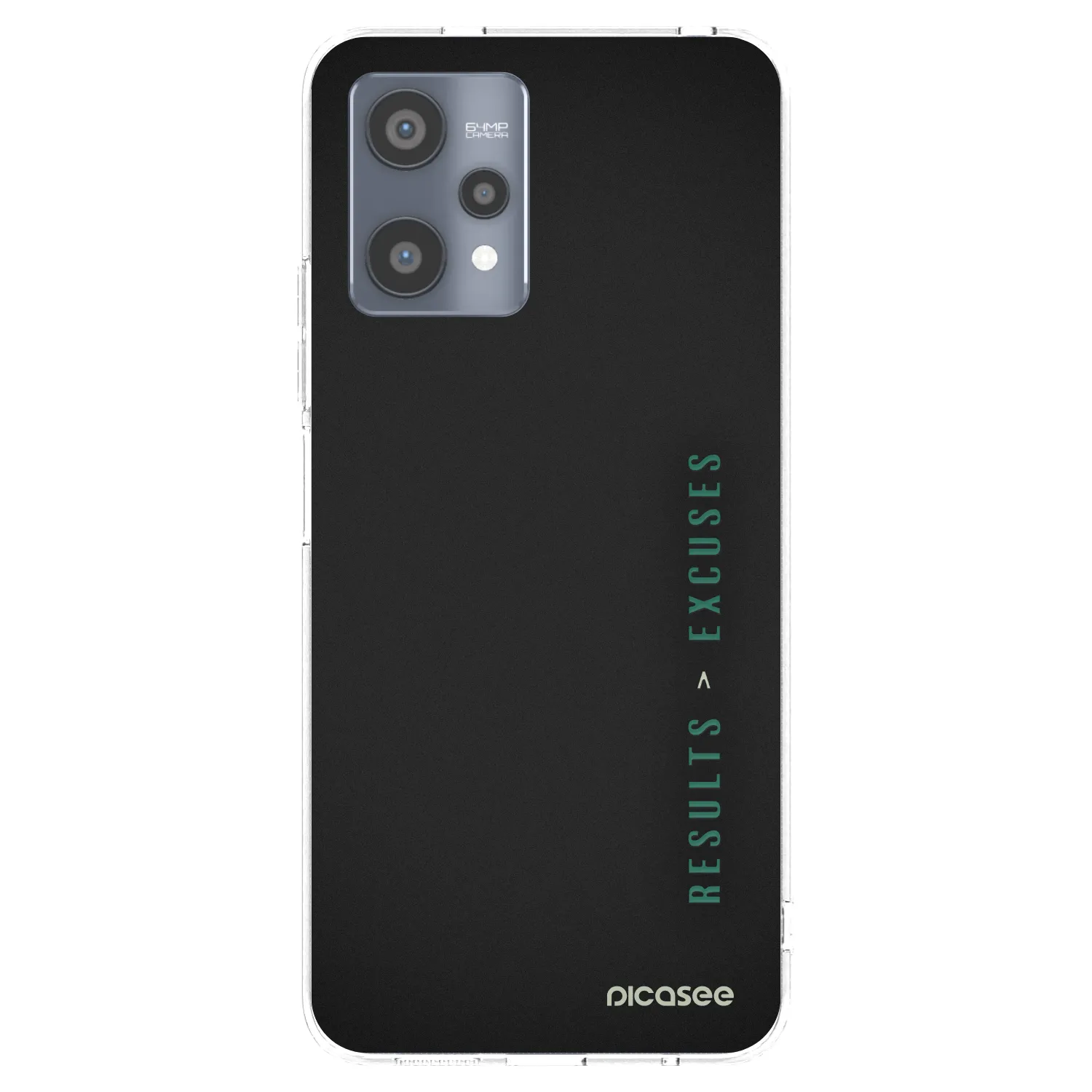 Picasee Realme 9 Pro 5G Hülle - Transparentes Silikon - Results x Excuses