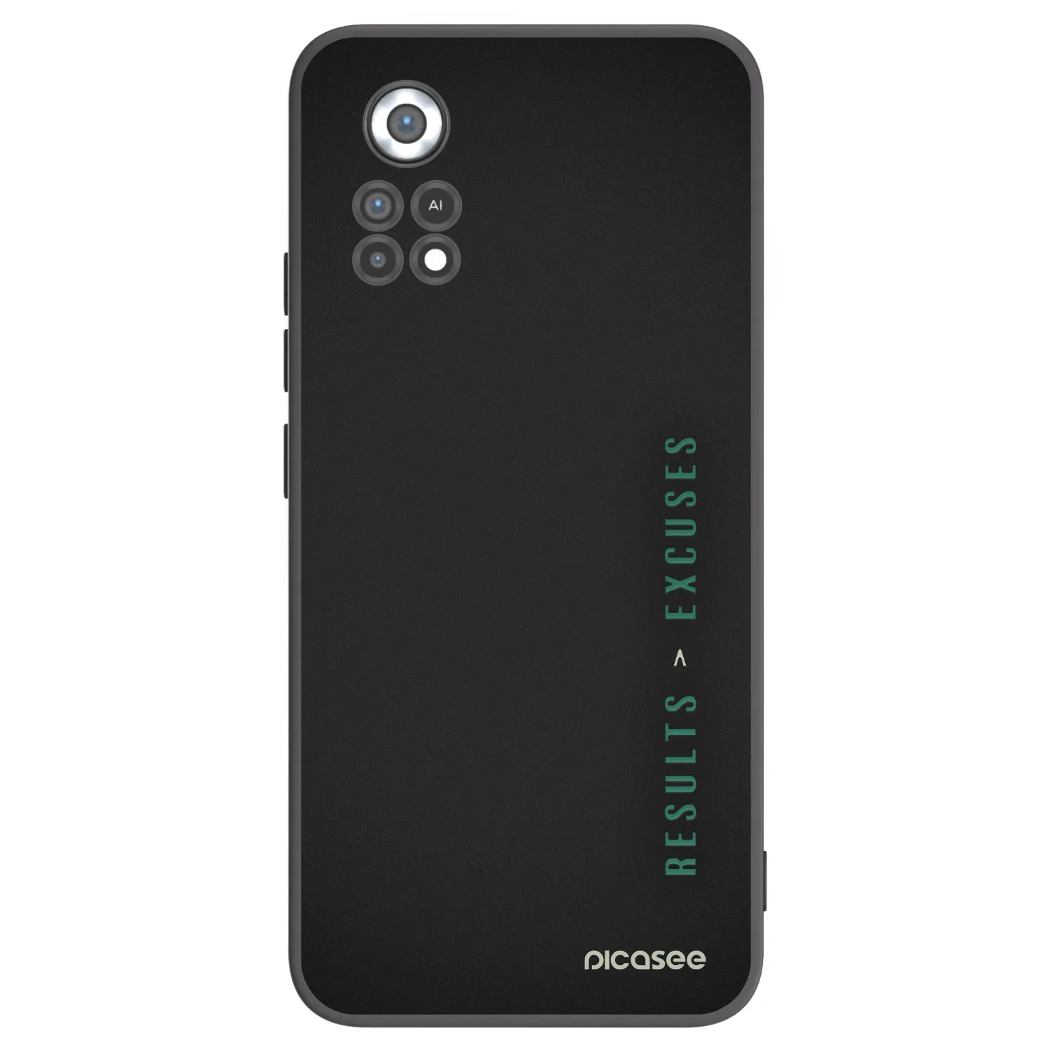 Picasee Xiaomi Poco X4 Pro 5G Hülle - Schwarzes Silikon - Results x Excuses