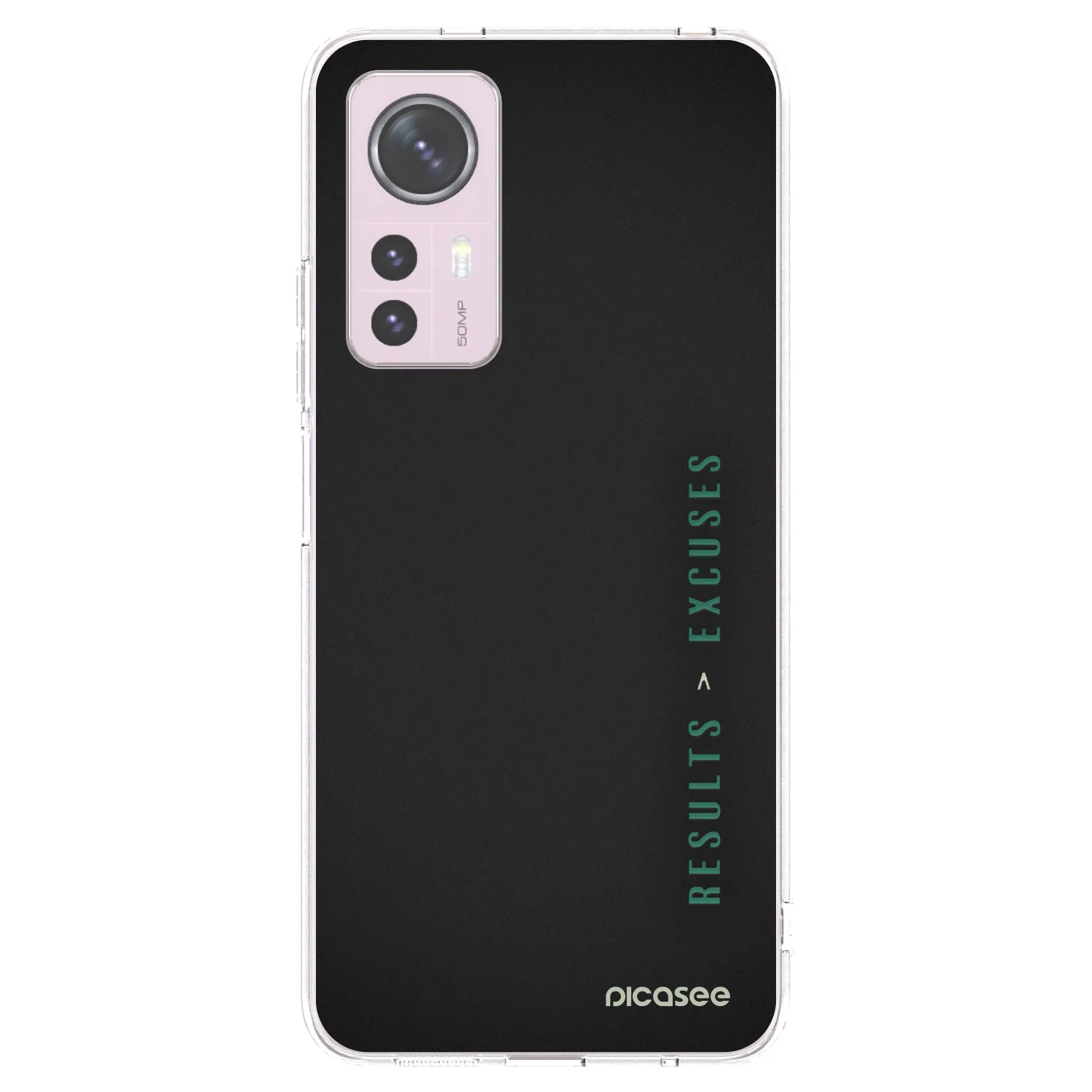 Picasee Xiaomi 12 Hülle - Transparentes Silikon - Results x Excuses