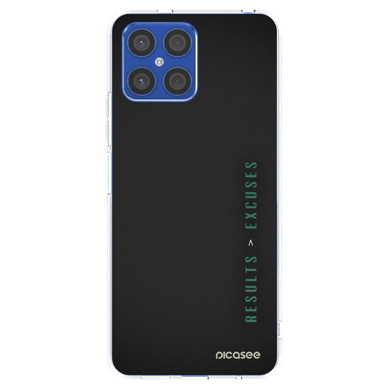 Picasee Honor X8 4G Hülle - Transparentes Silikon - Results x Excuses
